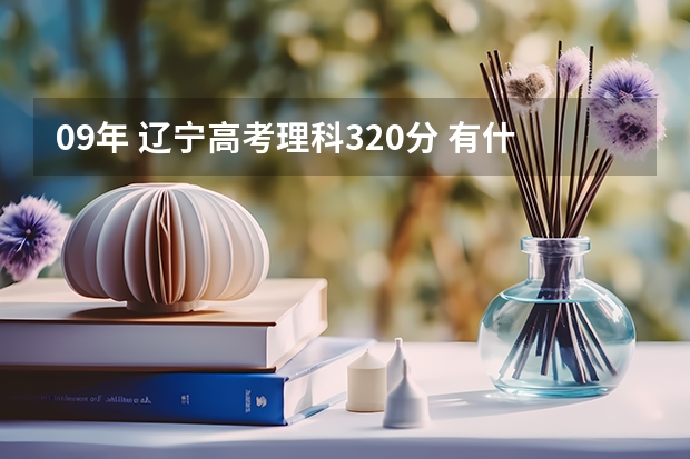 09年 辽宁高考理科320分 有什么不错的专科和高职院校