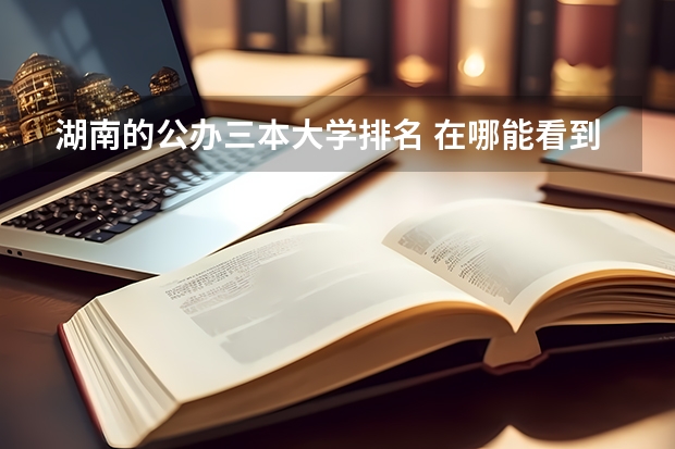 湖南的公办三本大学排名 在哪能看到官方的我国的三本排名啊?
