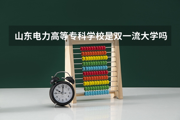 山东电力高等专科学校是双一流大学吗