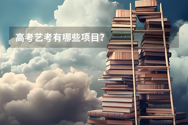 高考艺考有哪些项目？