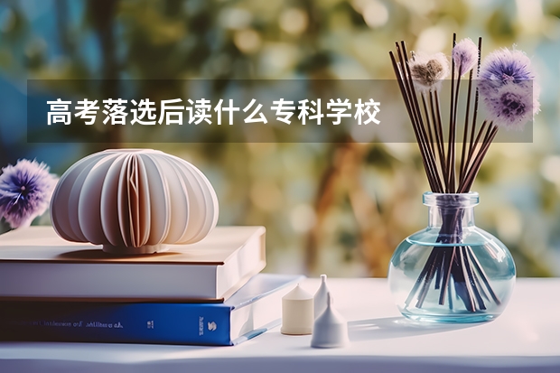 高考落选后读什么专科学校