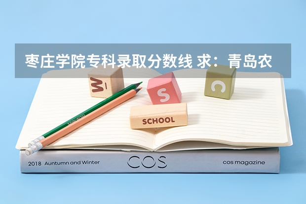 枣庄学院专科录取分数线 求：青岛农业大学、聊城大学、枣庄学院的历年专一的录取分数线
