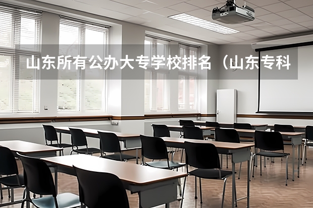山东所有公办大专学校排名（山东专科学院排名公办）