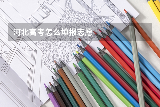 河北高考怎么填报志愿