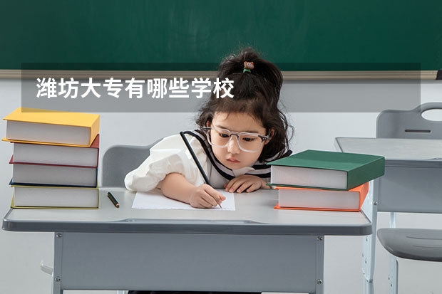 潍坊大专有哪些学校