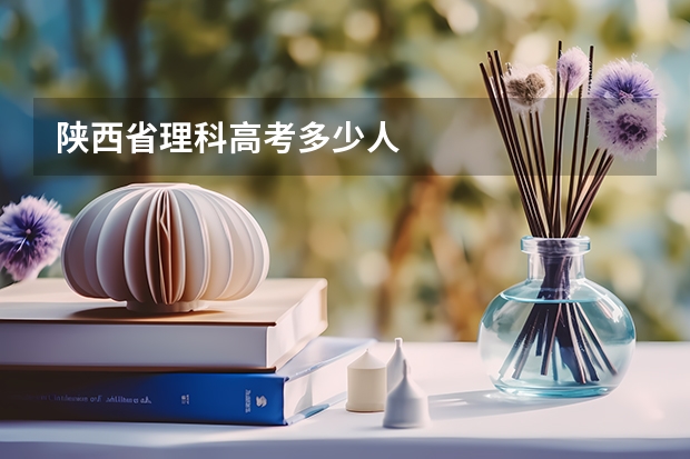 陕西省理科高考多少人