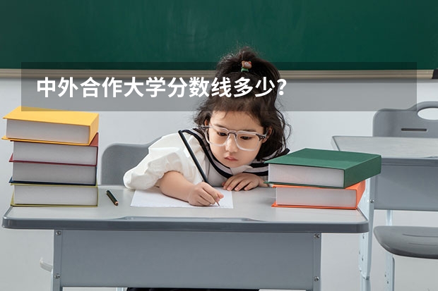 中外合作大学分数线多少？