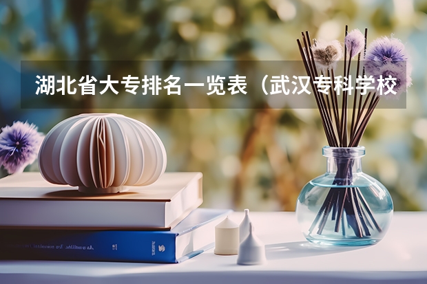 湖北省大专排名一览表（武汉专科学校分数线2023）
