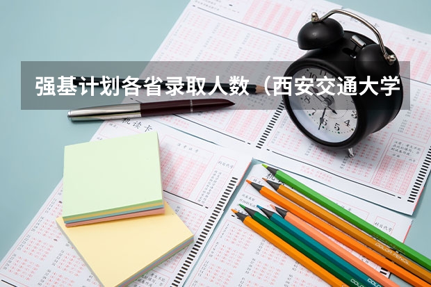 强基计划各省录取人数（西安交通大学强基计划招生各省名额）