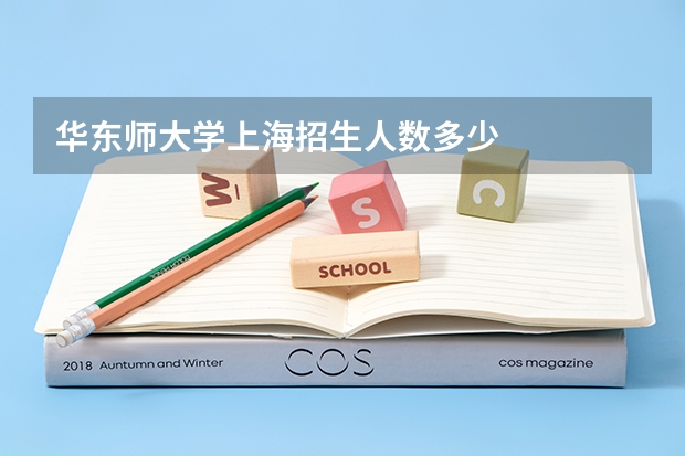 华东师大学上海招生人数多少