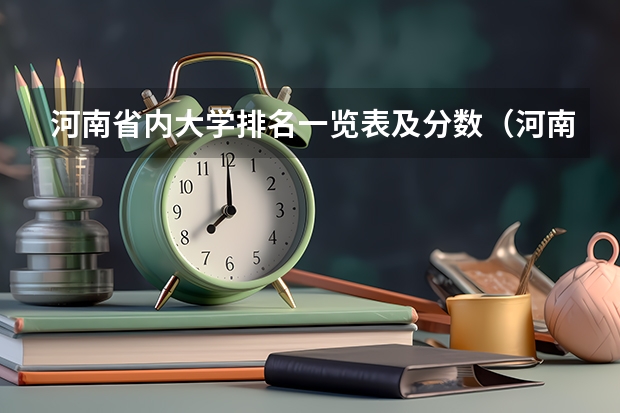 河南省内大学排名一览表及分数（河南省各大学录取分数线）