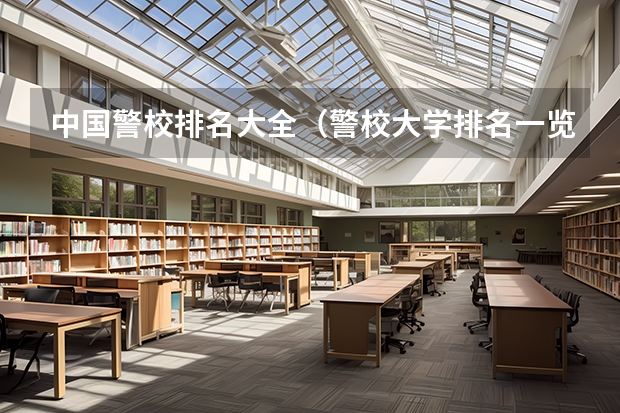 中国警校排名大全（警校大学排名一览表）
