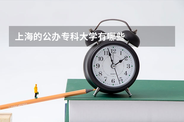 上海的公办专科大学有哪些