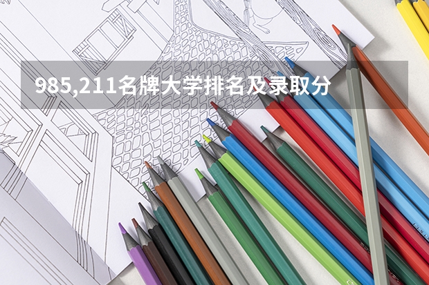 985,211名牌大学排名及录取分数线 985大学排名及分数线