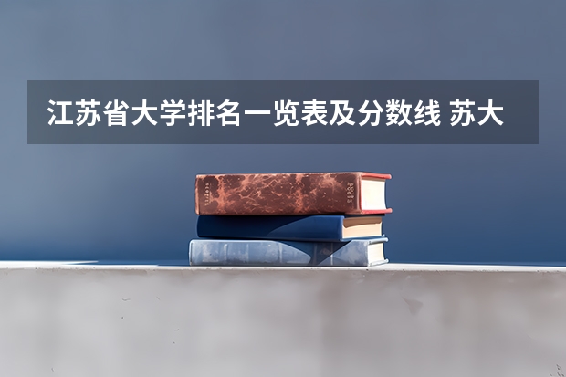 江苏省大学排名一览表及分数线 苏大分数线
