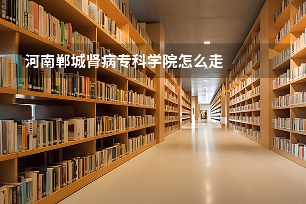 河南郸城肾病专科学院怎么走