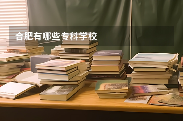 合肥有哪些专科学校