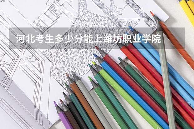 河北考生多少分能上潍坊职业学院