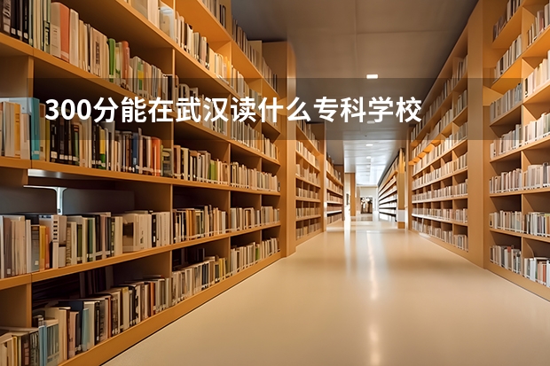 300分能在武汉读什么专科学校
