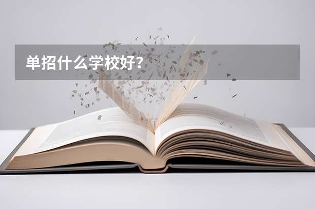 单招什么学校好?