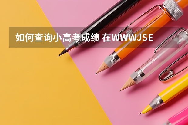 如何查询小高考成绩 在WWW.JSEEA.CN网址上面然后点击哪个？